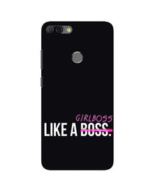 Like a Girl Boss Mobile Back Case for Infinix Hot 6 Pro (Design - 265)