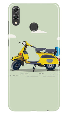 Vintage Scooter Mobile Back Case for Infinix Hot 7 Pro (Design - 260)