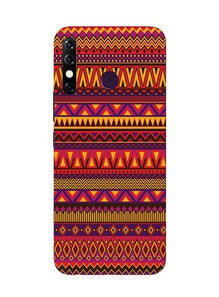 Zigzag line pattern2 Mobile Back Case for Infinix Hot 8 (Design - 10)