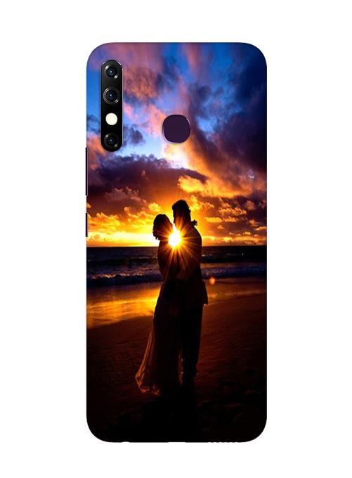 Couple Sea shore Case for Infinix Hot 8