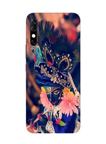 Lord Krishna Mobile Back Case for Infinix Hot 8 (Design - 16)