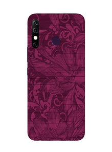 Purple Backround Mobile Back Case for Infinix Hot 8 (Design - 22)