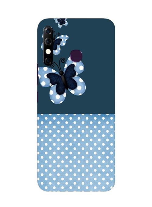 White dots Butterfly Case for Infinix Hot 8