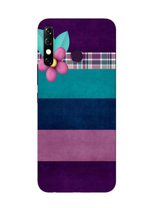 Purple Blue Mobile Back Case for Infinix Hot 8 (Design - 37)