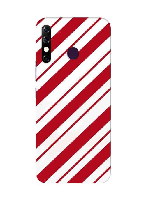 Red White Case for Infinix Hot 8