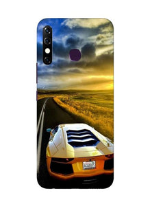 Car lovers Mobile Back Case for Infinix Hot 8 (Design - 46)