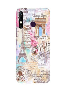 Paris Eiftel Tower Mobile Back Case for Infinix Hot 8 (Design - 54)