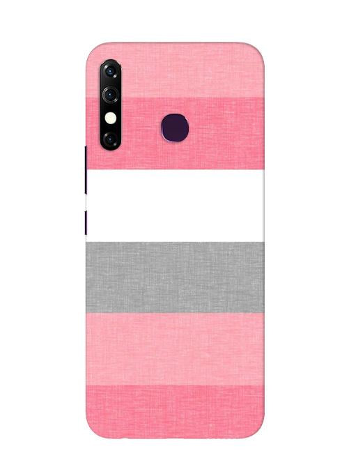 Pink white pattern Case for Infinix Hot 8