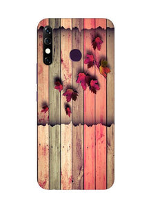 Wooden look2 Mobile Back Case for Infinix Hot 8 (Design - 56)