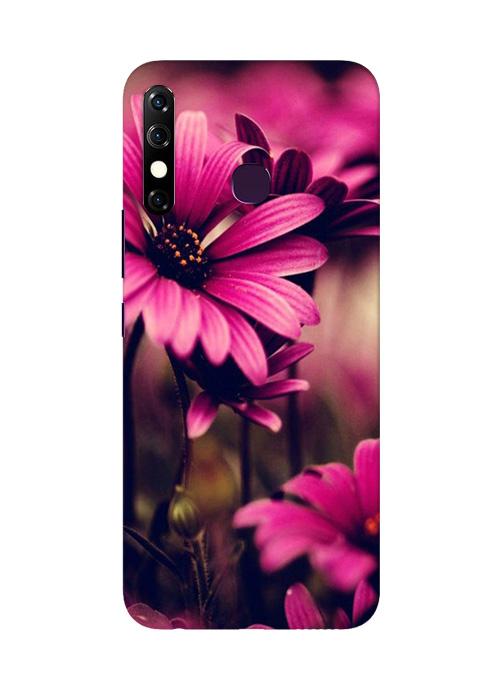 Purple Daisy Case for Infinix Hot 8