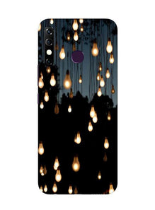 Party Bulb Mobile Back Case for Infinix Hot 8 (Design - 72)