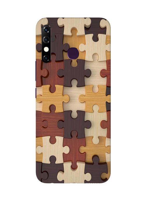 Puzzle Pattern Case for Infinix Hot 8 (Design No. 217)