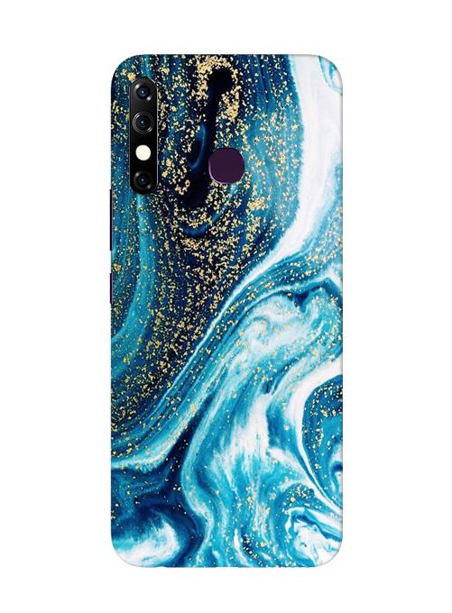 Marble Texture Mobile Back Case for Infinix Hot 8 (Design - 308)