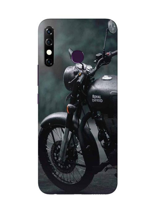 Royal Enfield Mobile Back Case for Infinix Hot 8 (Design - 380)