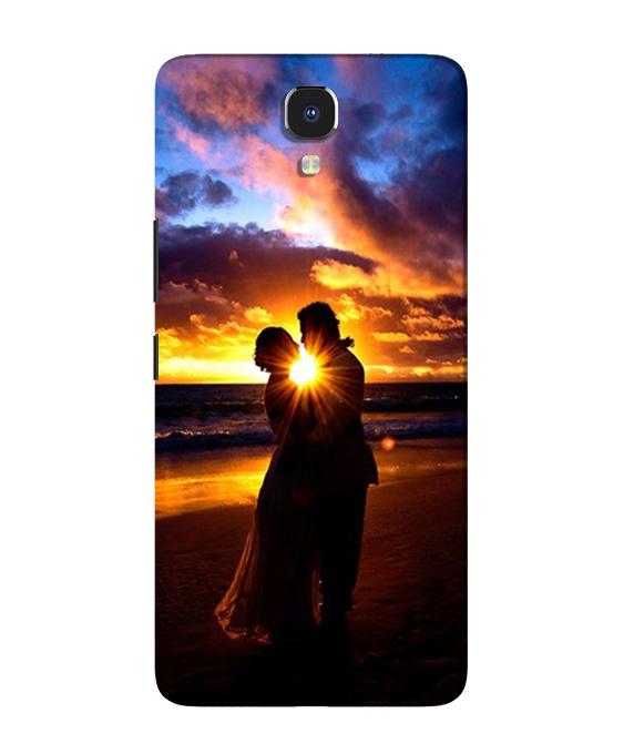 Couple Sea shore Case for Infinix Note 4