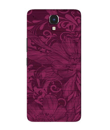 Purple Backround Mobile Back Case for Infinix Note 4 (Design - 22)