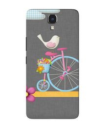 Sparron with cycle Mobile Back Case for Infinix Note 4 (Design - 34)