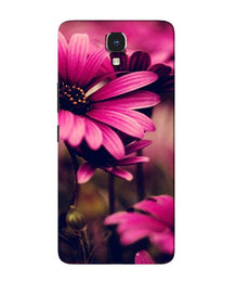 Purple Daisy Mobile Back Case for Infinix Note 4 (Design - 65)