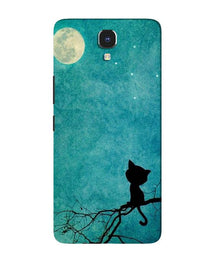 Moon cat Mobile Back Case for Infinix Note 4 (Design - 70)