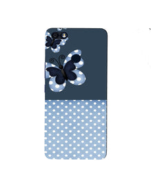 White dots Butterfly Mobile Back Case for Infinix Note 5 / Note 5 Pro (Design - 31)