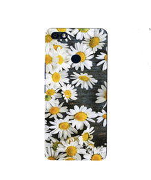 White flowers2 Mobile Back Case for Infinix Note 5 / Note 5 Pro (Design - 62)