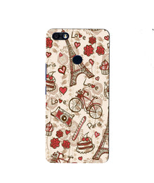 Love Paris Mobile Back Case for Infinix Note 5 / Note 5 Pro  (Design - 103)