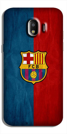 FCB Football Case for Galaxy J2 (2018)  (Design - 123)