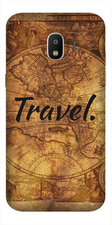 Travel Mobile Back Case for Galaxy J4  (Design - 375)