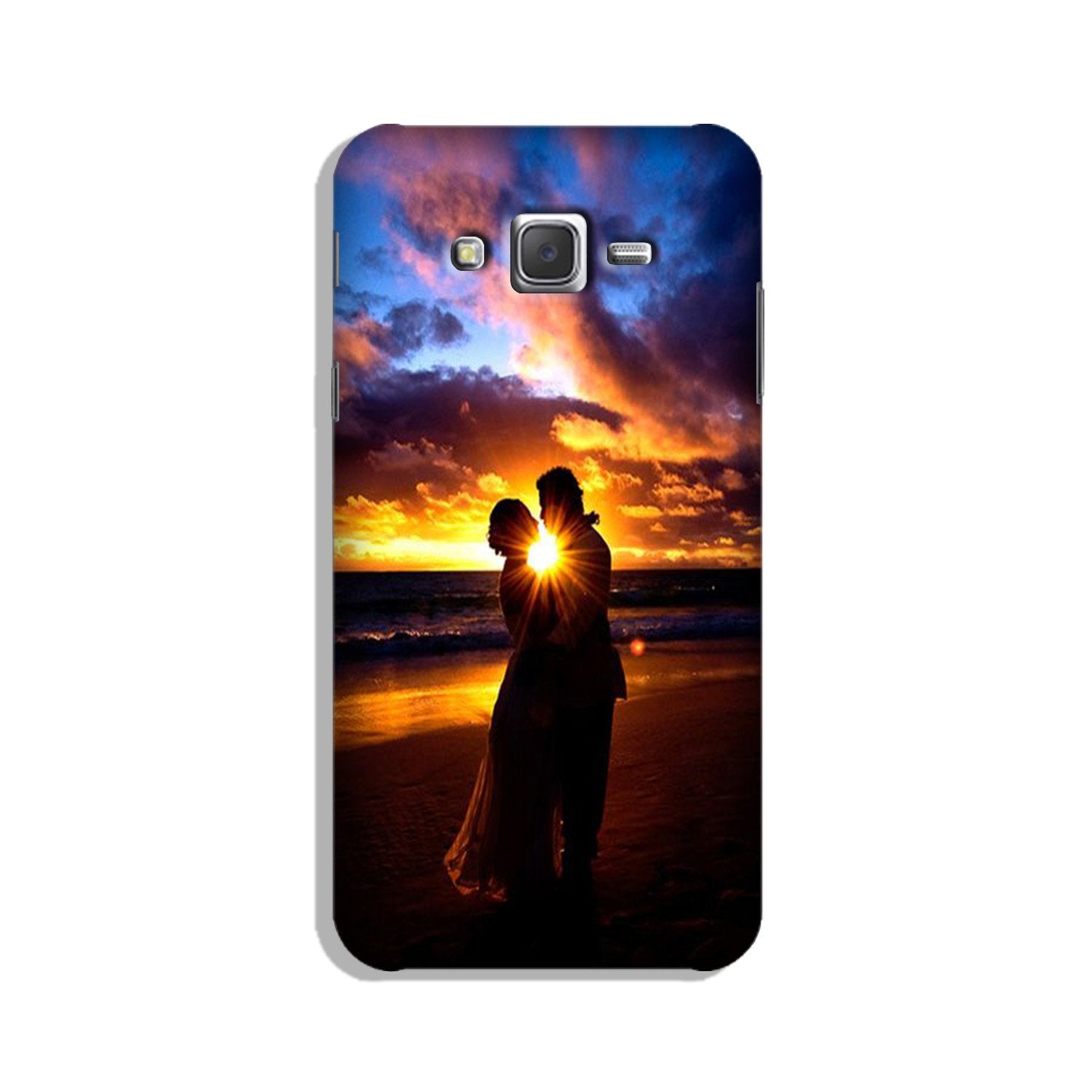 Couple Sea shore Case for Galaxy J2 (2015)