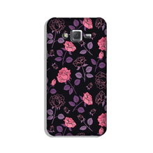 Rose Black Background Case for Galaxy J2 (2015)