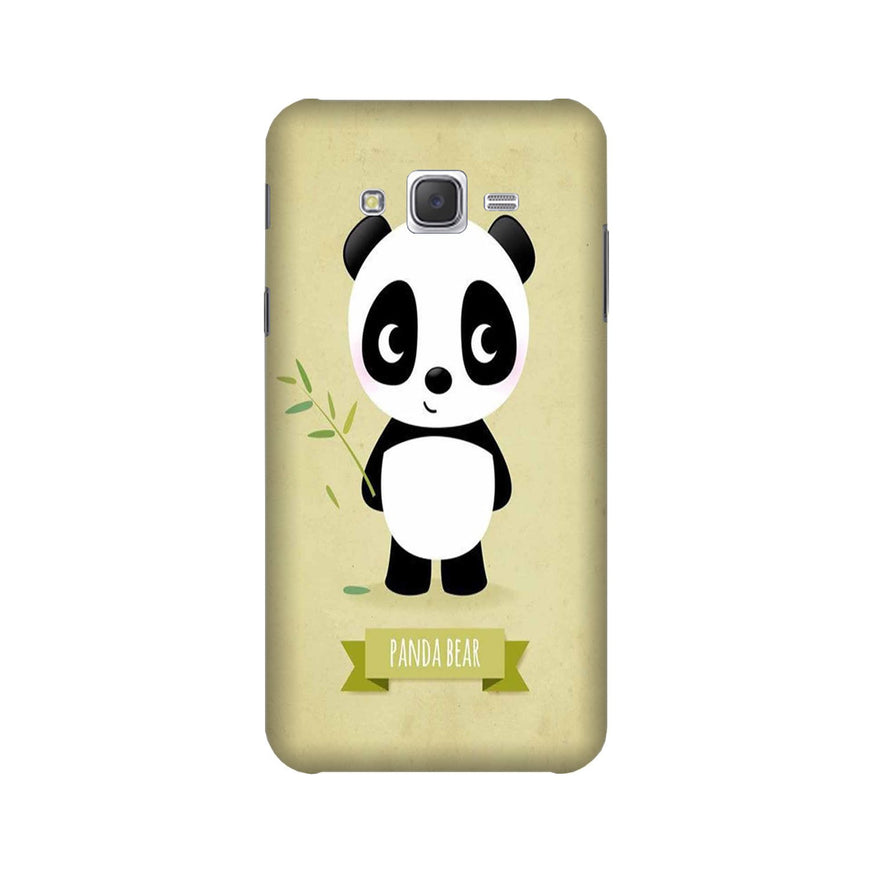 Panda Bear Mobile Back Case for Galaxy J2 (2015)   (Design - 317)