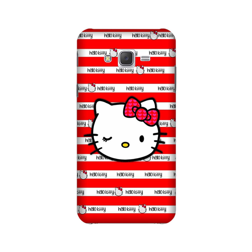 Hello Kitty Mobile Back Case for Galaxy J5 (2015)   (Design - 364)