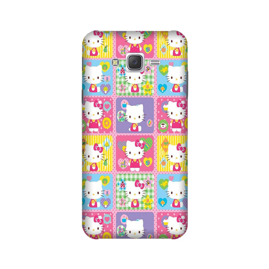 Kitty Mobile Back Case for Galaxy J5 (2015)   (Design - 400)