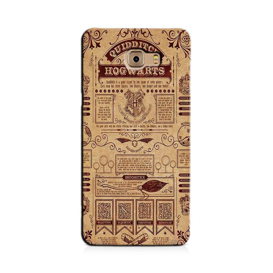 Hogwarts Mobile Back Case for Galaxy C7 / C7 Pro   (Design - 304)