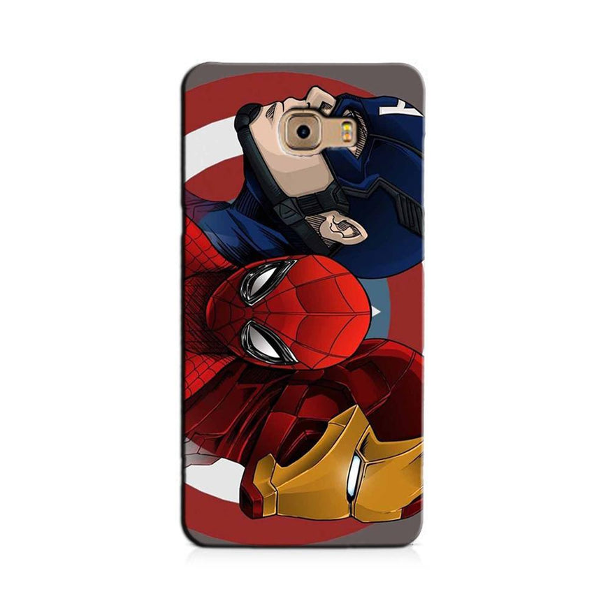 Superhero Mobile Back Case for Galaxy C7 / C7 Pro   (Design - 311)