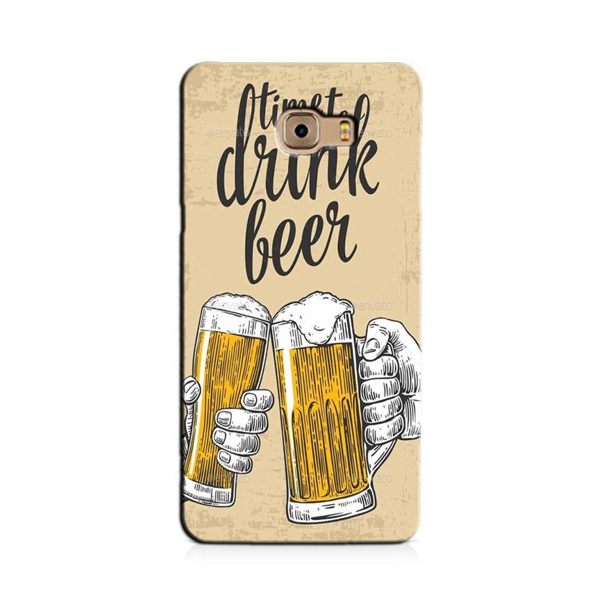 Drink Beer Mobile Back Case for Galaxy J7 Max   (Design - 328)