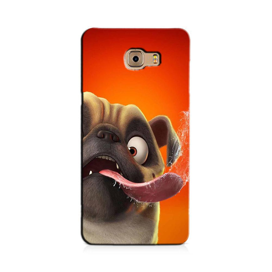 Dog Mobile Back Case for Galaxy J7 Prime   (Design - 343)