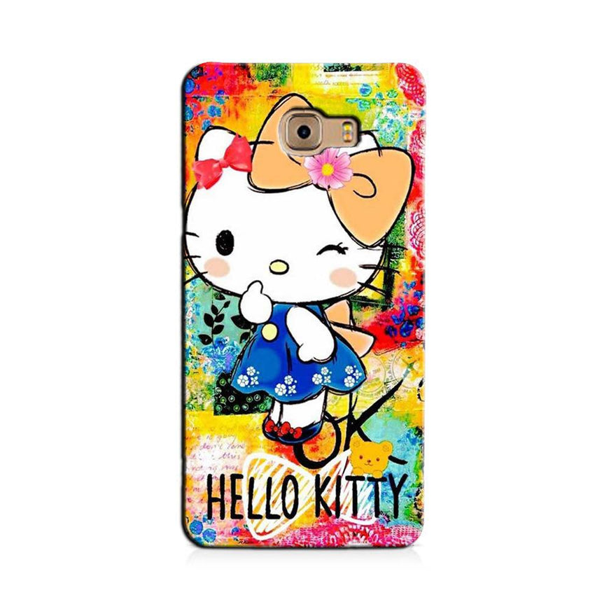 Hello Kitty Mobile Back Case for Galaxy J7 Prime   (Design - 362)