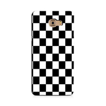 Black White Boxes Mobile Back Case for Galaxy A5 2016    (Design - 372)