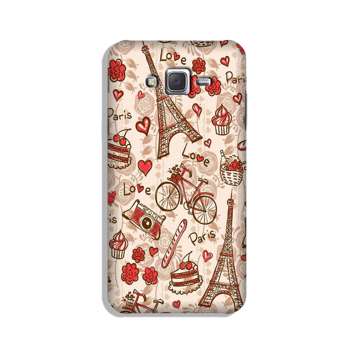 Love Paris Case for Galaxy E7(Design - 103)