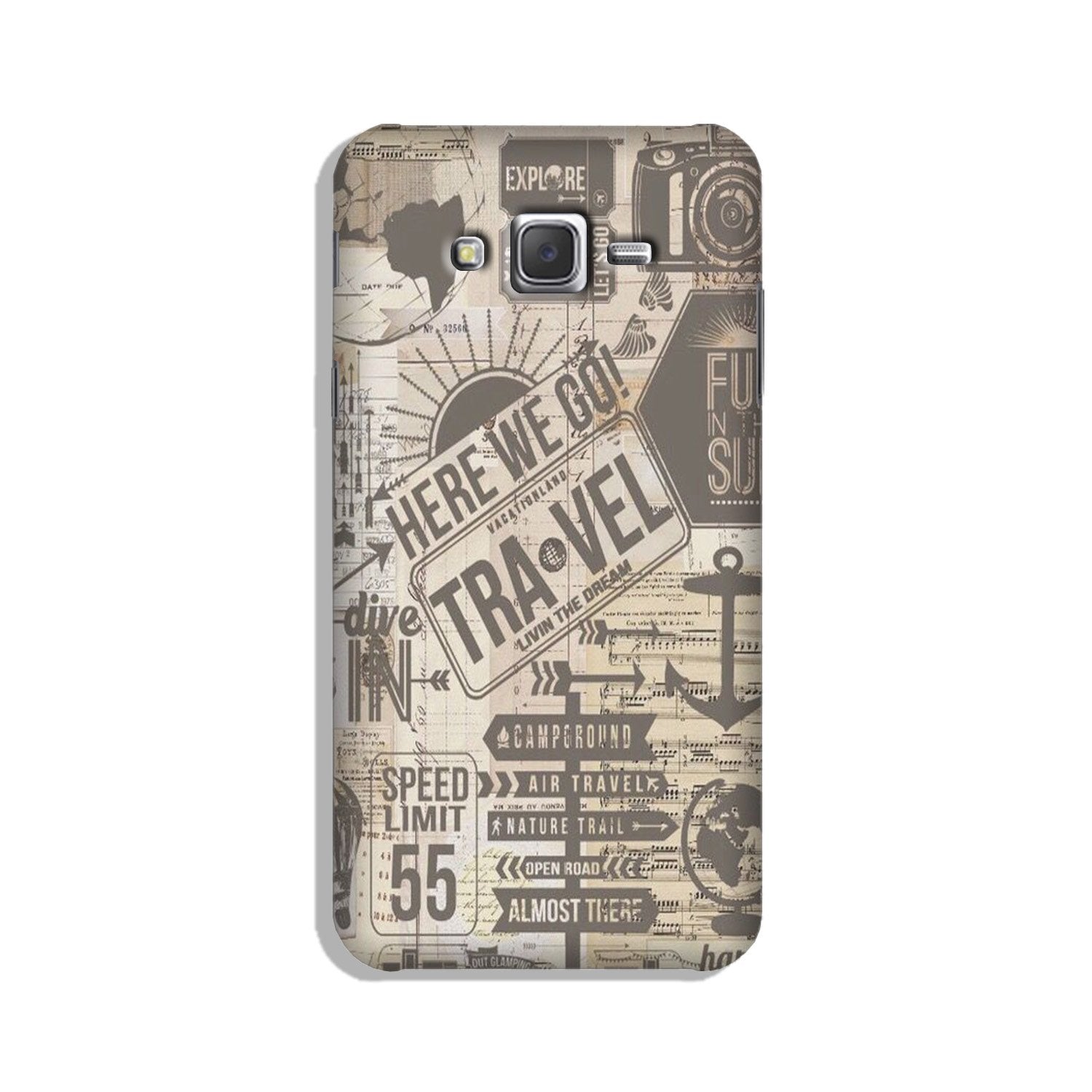 Travel Case for Galaxy E7(Design - 104)