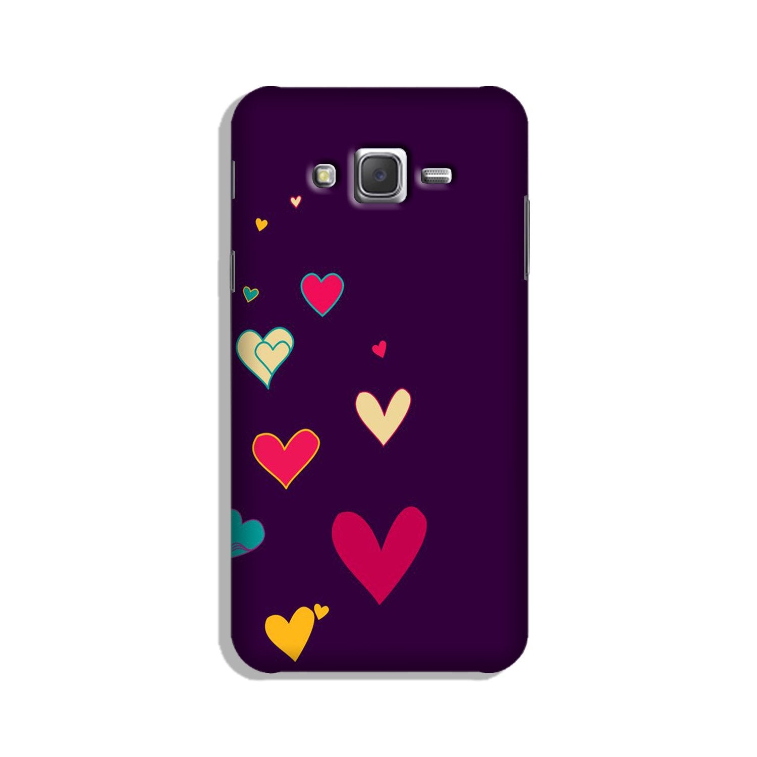 Purple Background Case for Galaxy E5(Design - 107)