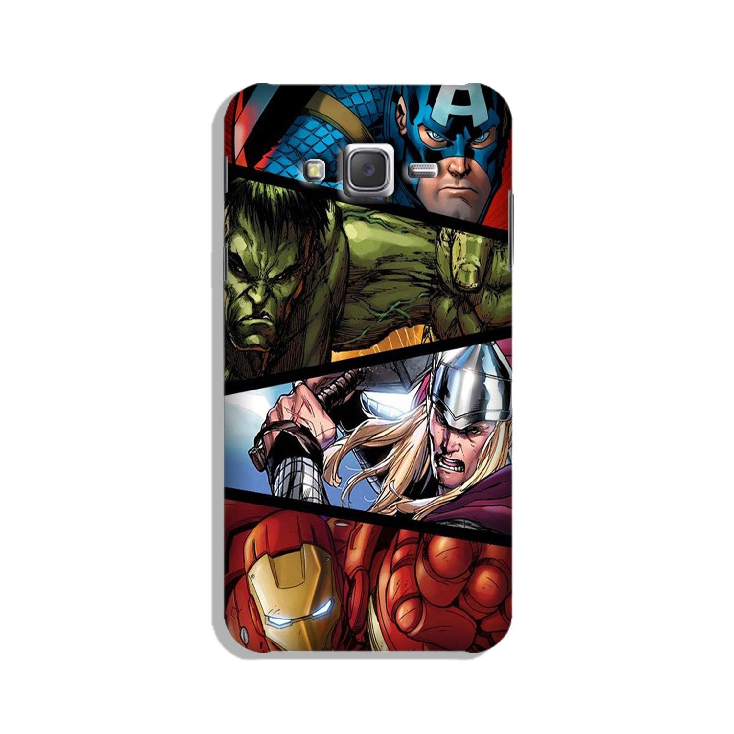 Avengers Superhero Case for Galaxy E5(Design - 124)