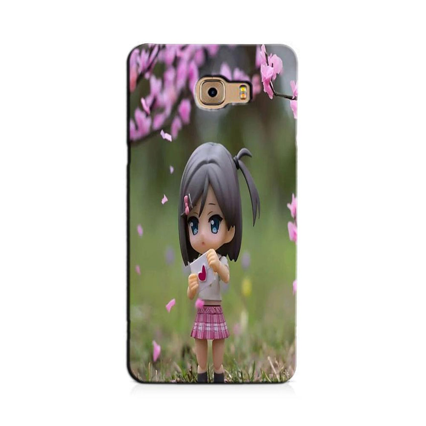 Cute Girl Case for Galaxy C7/ C7 Pro