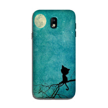 Moon cat Case for Galaxy J7 Pro