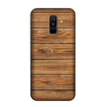 Wooden Look Case for Galaxy J8  (Design - 113)