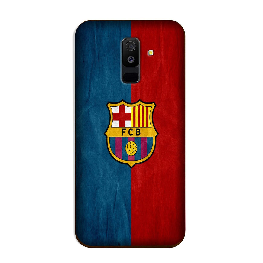 FCB Football Case for Galaxy A6 Plus  (Design - 123)