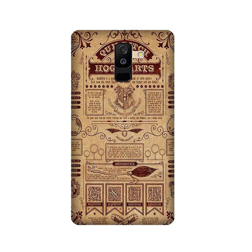 Hogwarts Mobile Back Case for Galaxy J8   (Design - 304)