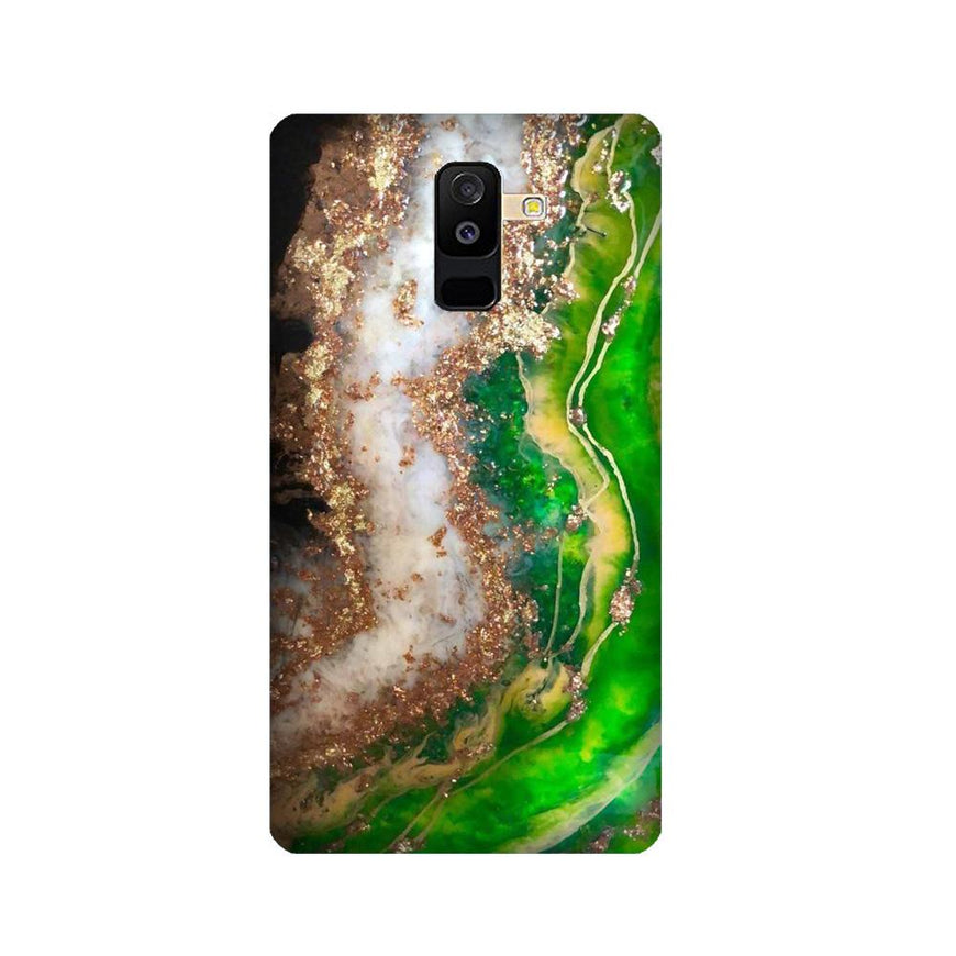 Marble Texture Mobile Back Case for Galaxy A6 Plus  (Design - 307)