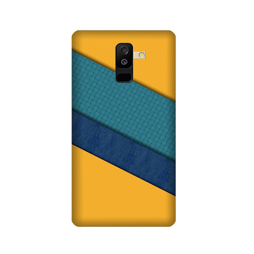 Diagonal Pattern Mobile Back Case for Galaxy J8   (Design - 370)